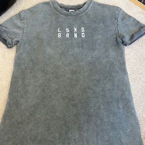 Army green LSKD tee shirt dress